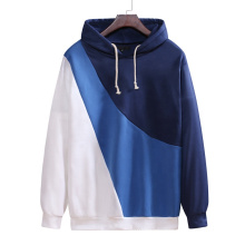 2021 Oversized  Autumn New Large Size  Loose Men's Sports Casual Stitching Men's plus-size hoodies